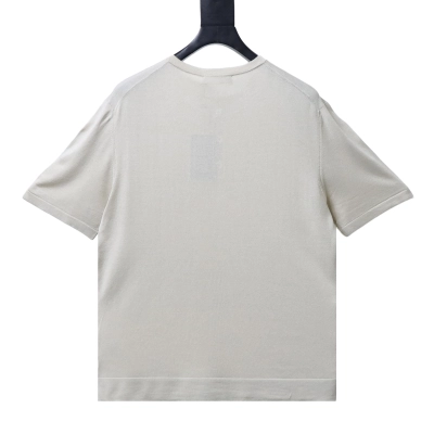 Top Quality Loro Piana Sottile Short-Sleeve Polo Sweater 02