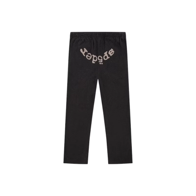 Top Quality     Sp5der VVS Sweatpant Black 01