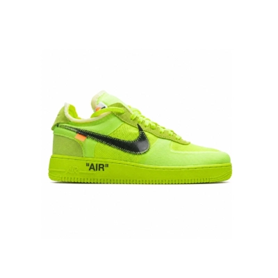 OWF Nike Air Force 1 Low Off-White Volt​ AO4606-700 02