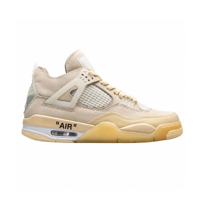 Pkgod Air Jordan 4 Retro Off-White Sail CV9388-100 02