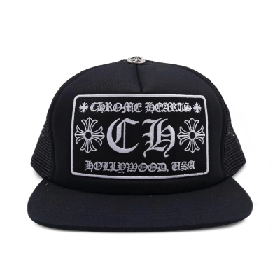 Chrome Hearts CH Hollywood Trucker Hat 01
