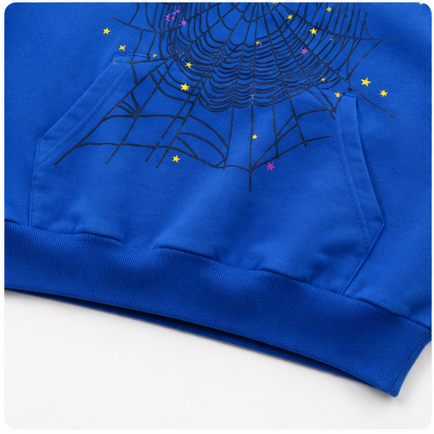 Sp5der Hoodie TC Blue