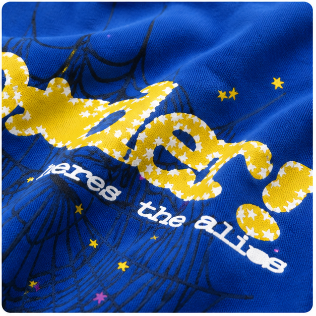 Sp5der Hoodie TC Blue