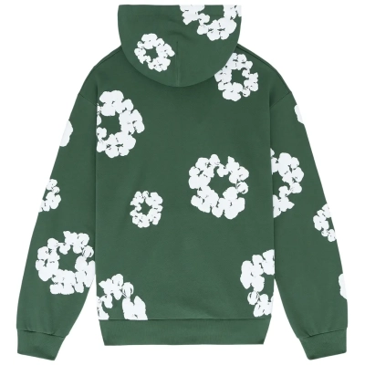 Top Quality Denim Tears The Cotton Wreath Sweat Suit Green 301-060-30 02