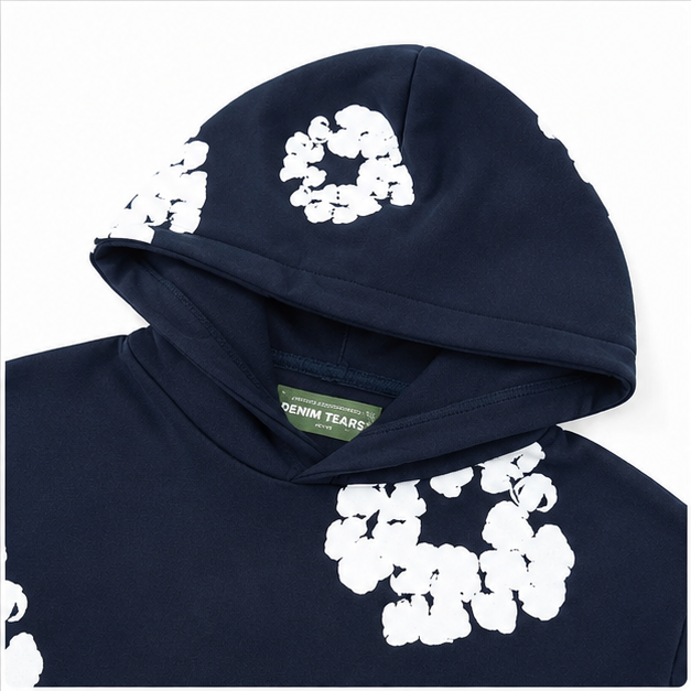 Denim Tears The Cotton Wreath Sweat Suit Navy 