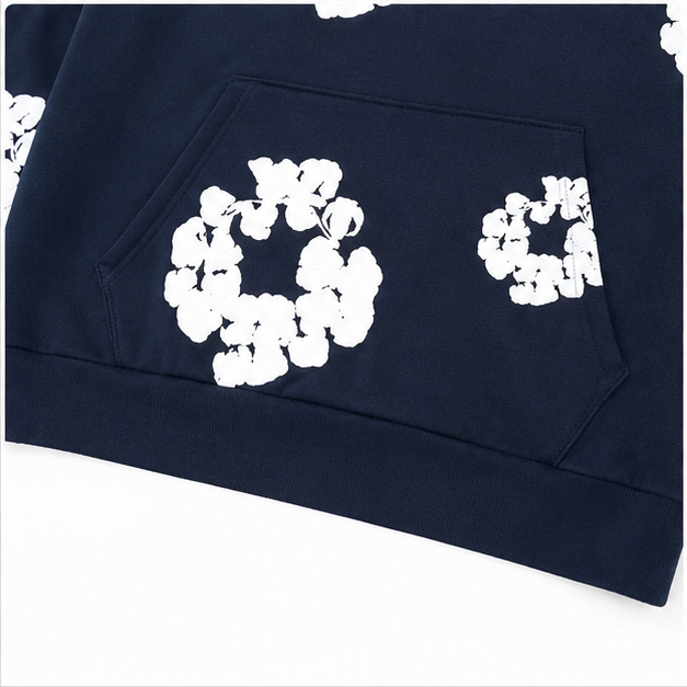 Denim Tears The Cotton Wreath Sweat Suit Navy 