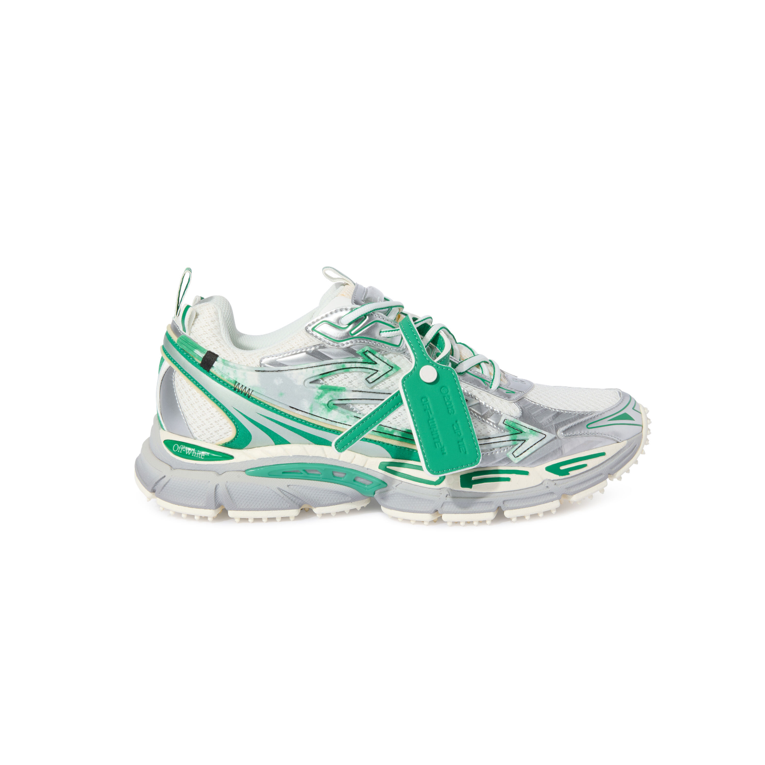  OFF-WHITE Be Right Back Silver Turquoise OMIA295S25FAB0047243
