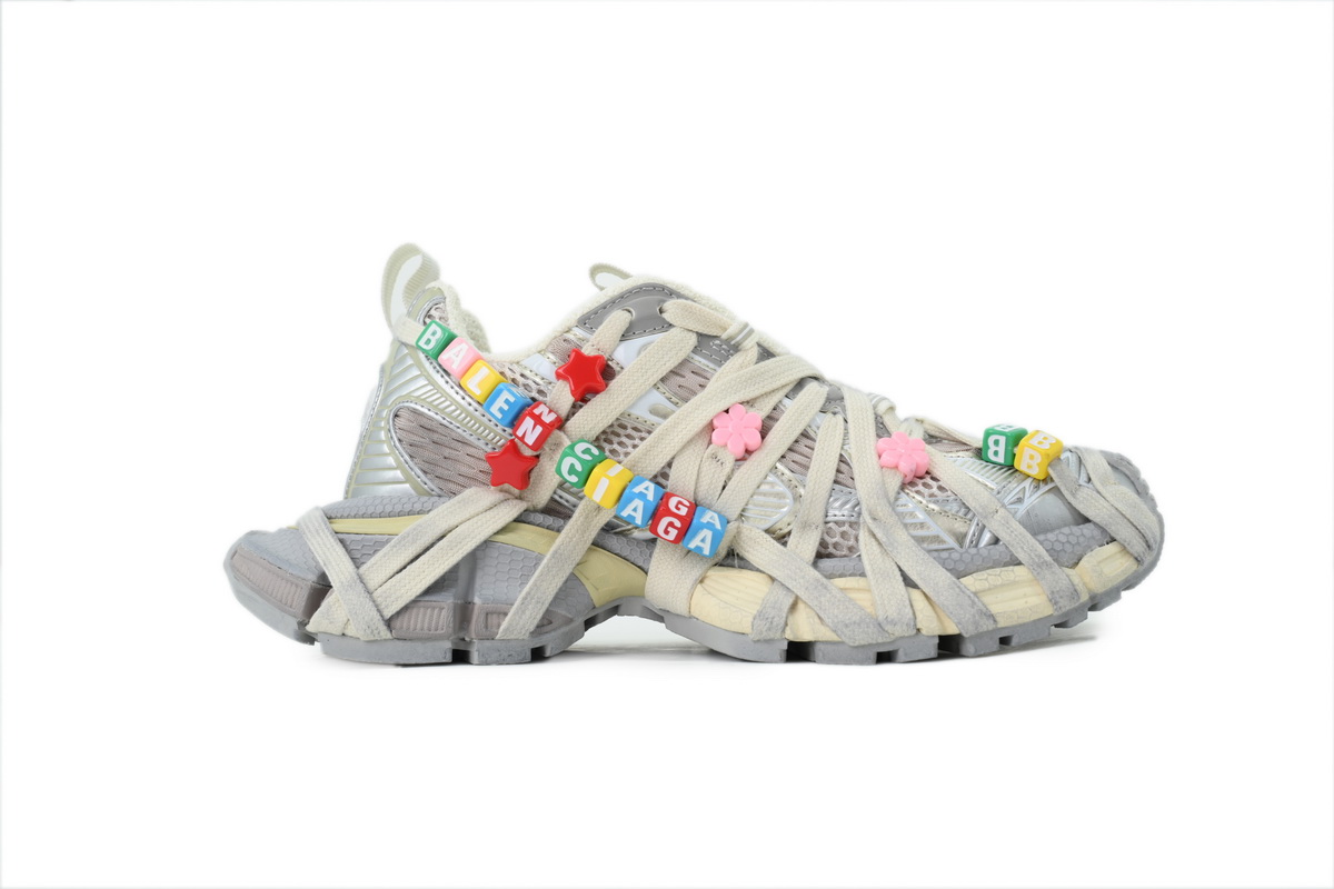 Balenciaga 3XL Extreme Lace Eggshell Multicolor 778698 W3XBD 9188