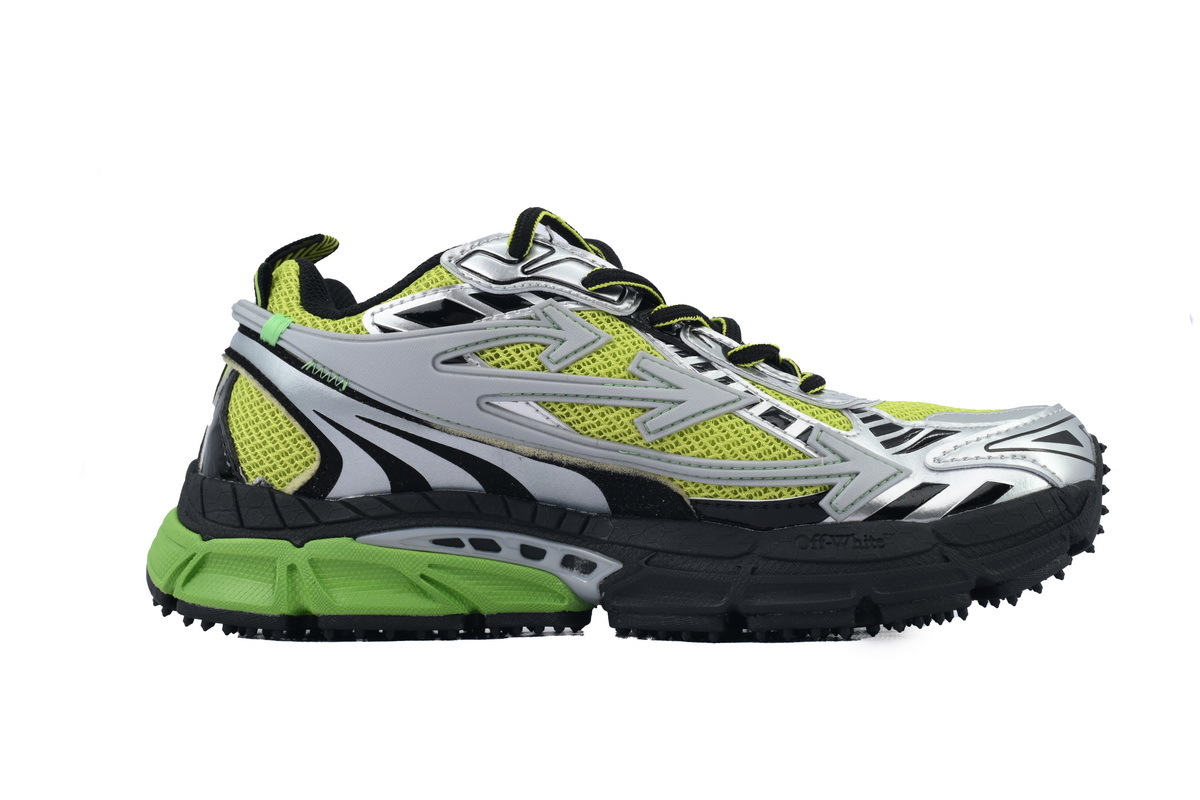    Pkgod OFF-WHITE Be Right Back Silver Green Fluo