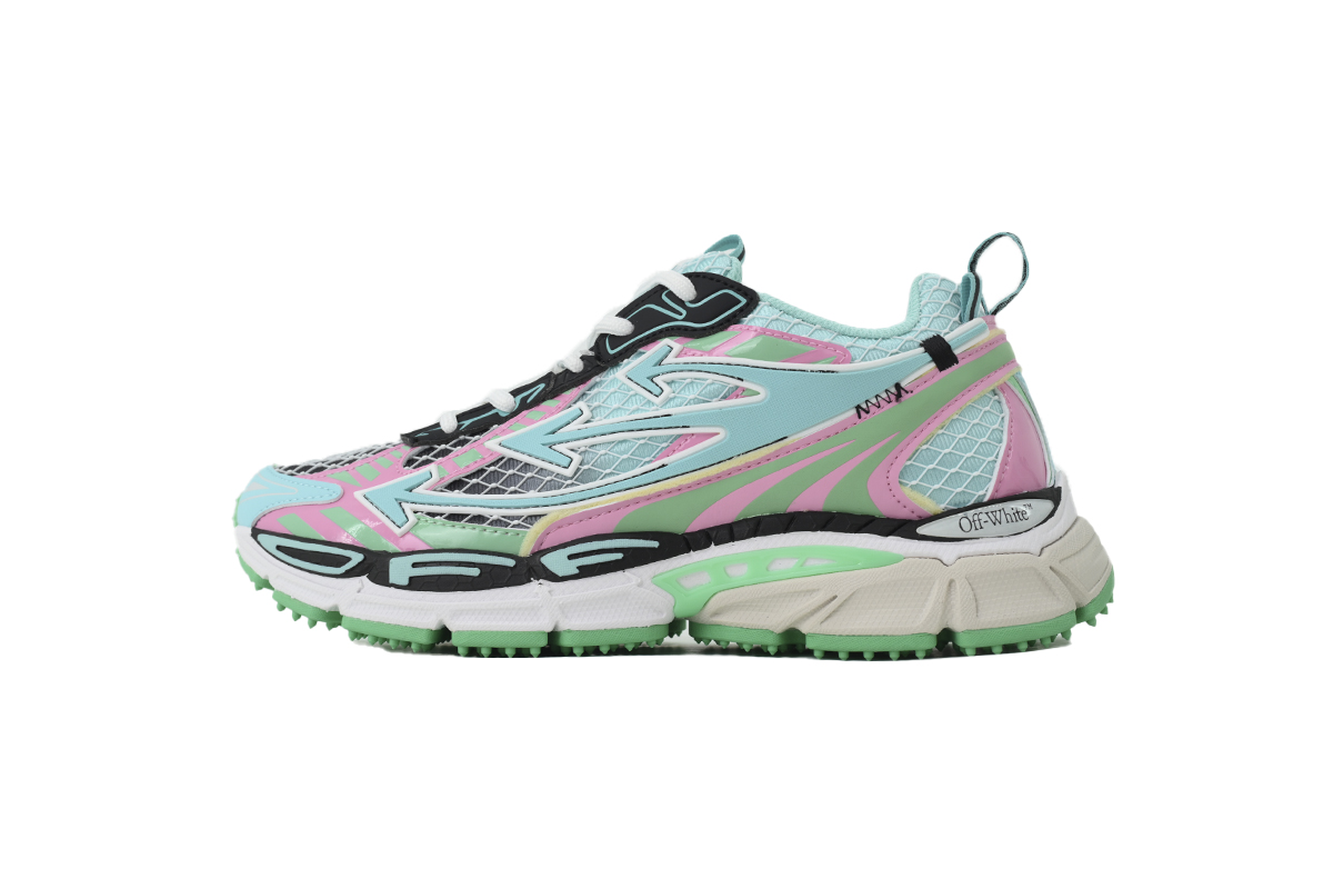 Pkgod Off-White Be Right Back fishnet sneakers Multicolored