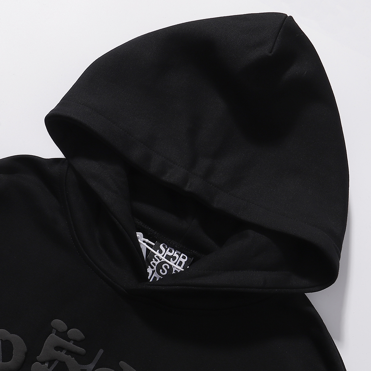 Sp5der Phantom Web Hoodie & Sweatpant Set Black Suit