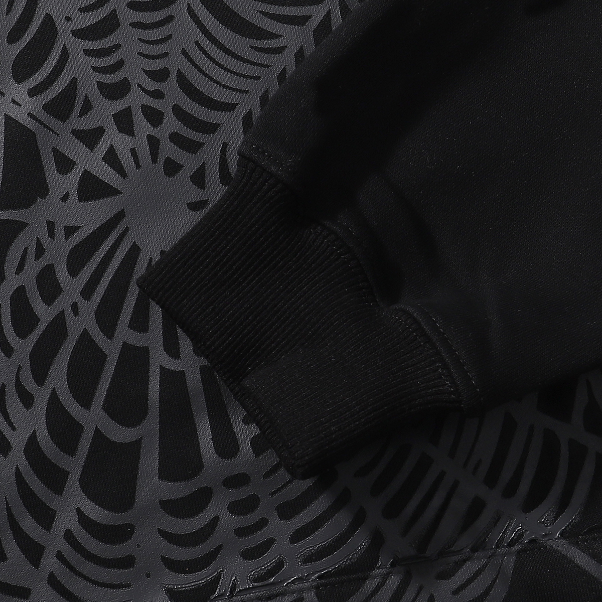 Sp5der Phantom Web Hoodie & Sweatpant Set Black Suit