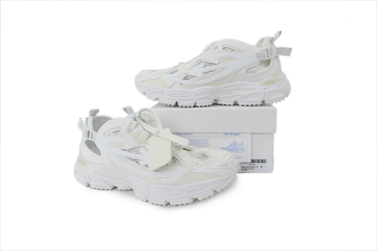 Pkgod Off-White Be Right Back Open Sneakers in WHITE