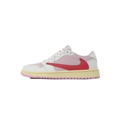 Jordan 1 Retro Low OG SP Travis Scott Sail Tropical Pink IQ7604-101  01