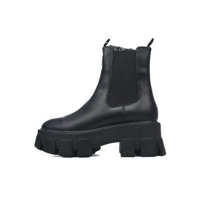 Prada Monolith Chelsea Boots Black 01