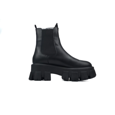 Prada Monolith Chelsea Boots Black 02