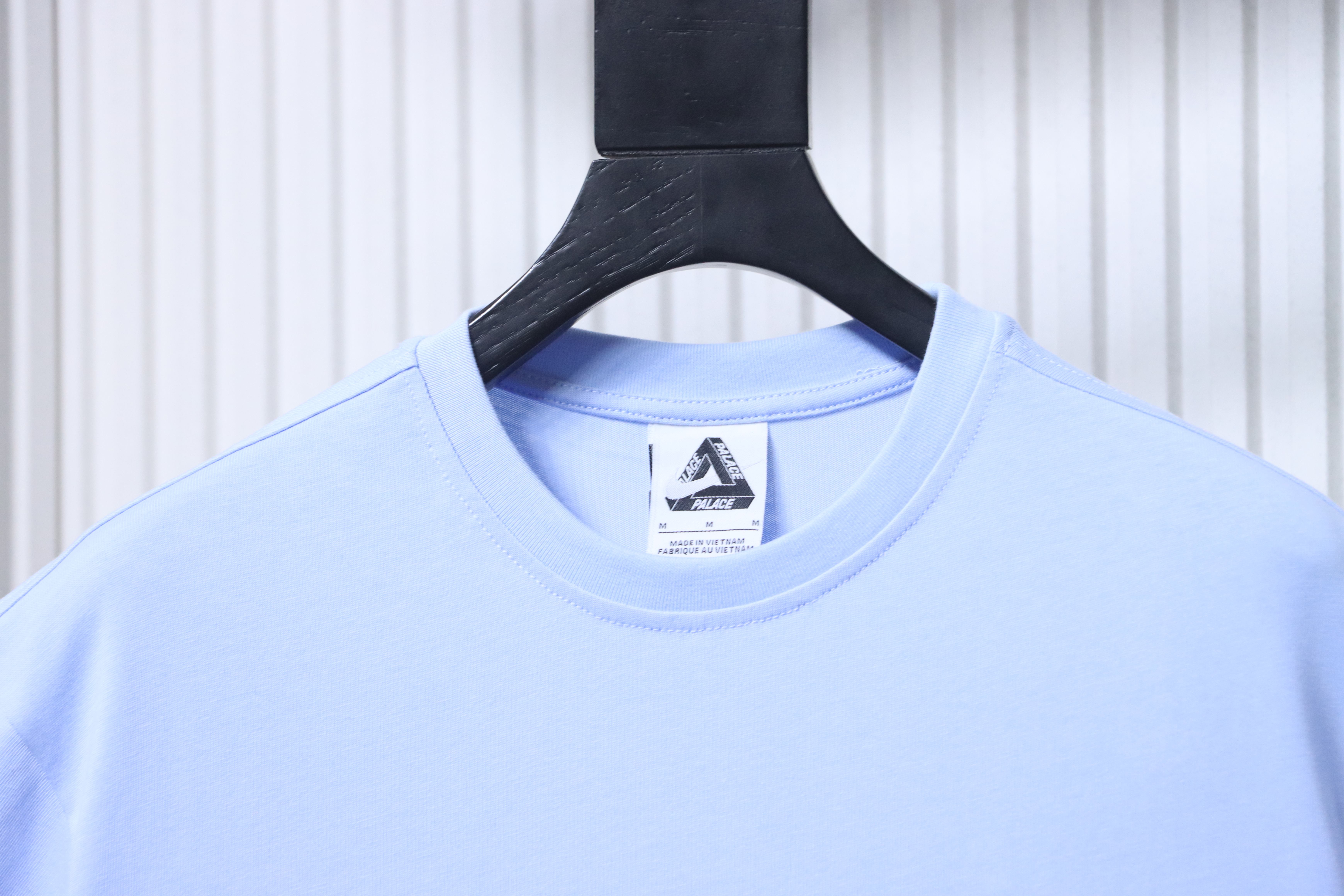 Top Quality Palace x Nike Font Swoosh T-shirt Sky Blue