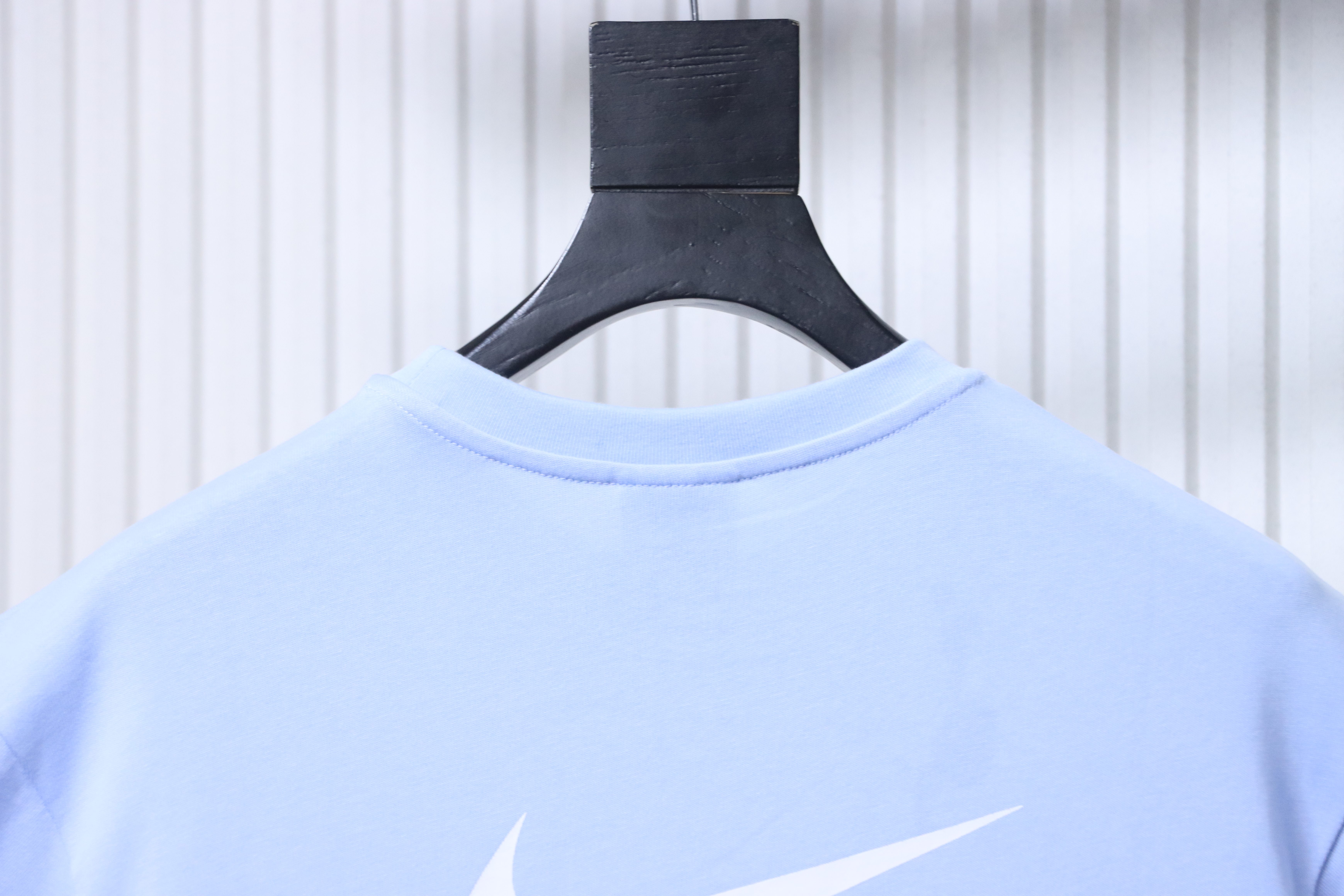 Top Quality Palace x Nike Font Swoosh T-shirt Sky Blue