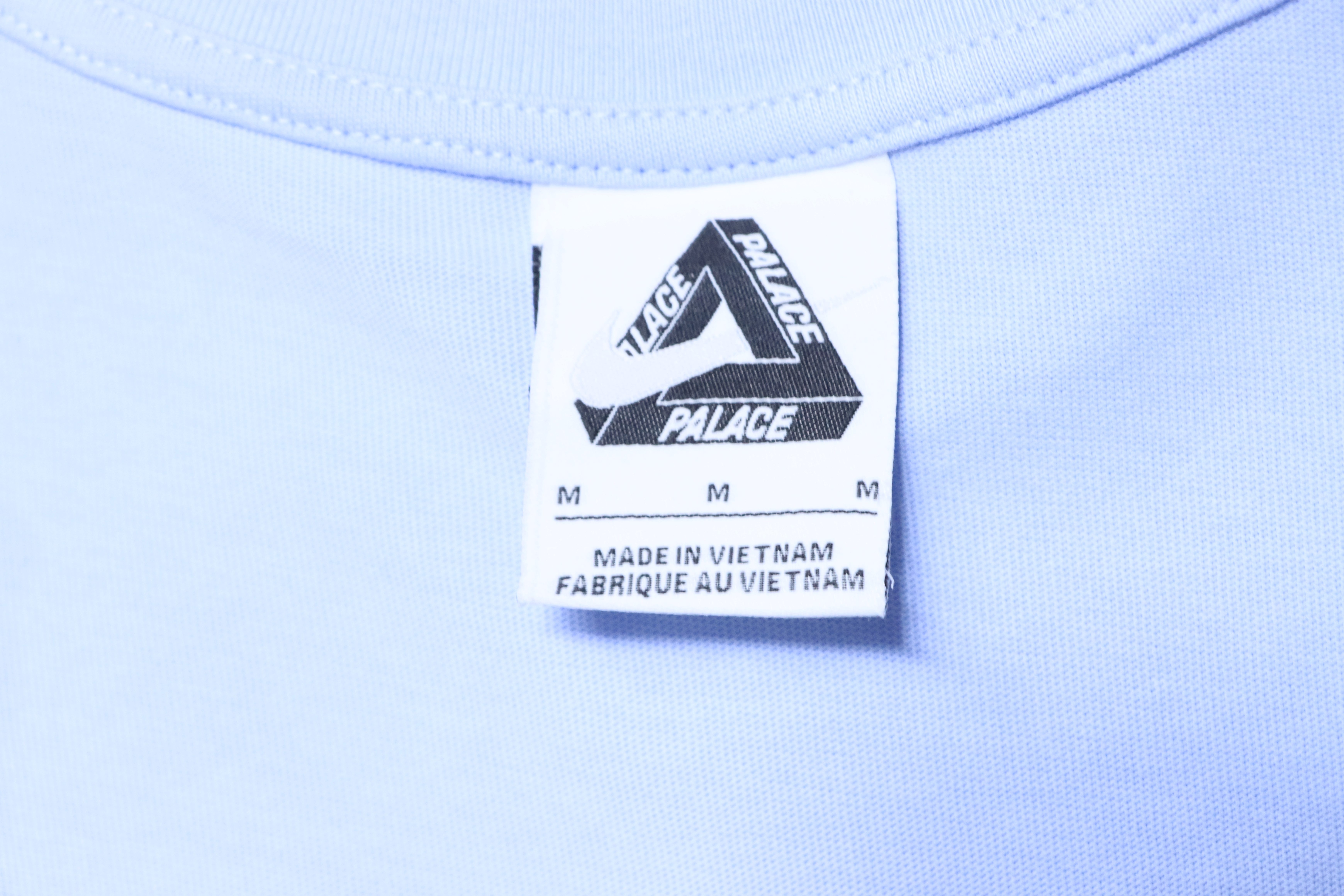 Top Quality Palace x Nike Font Swoosh T-shirt Sky Blue
