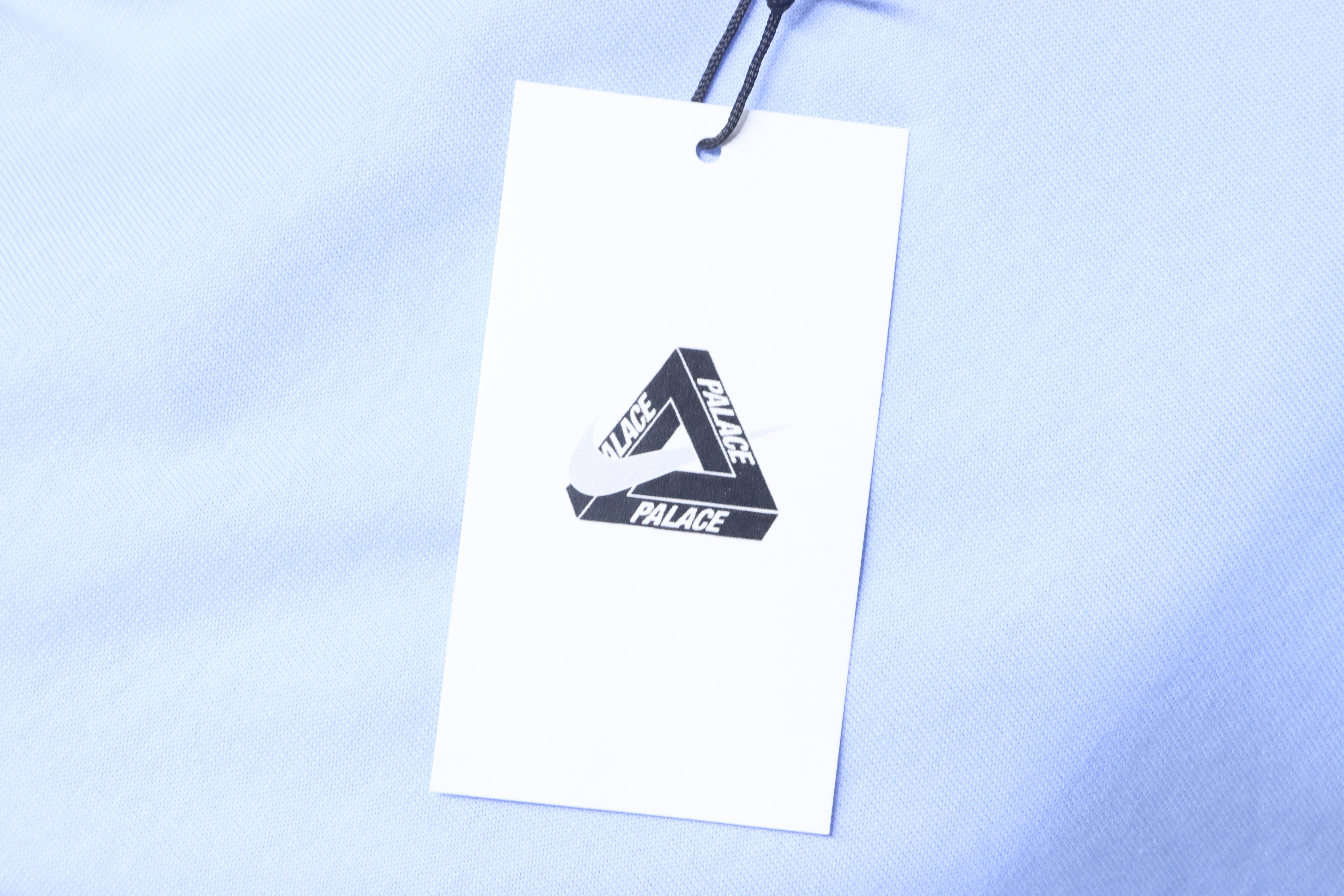 Top Quality Palace x Nike Font Swoosh T-shirt Sky Blue