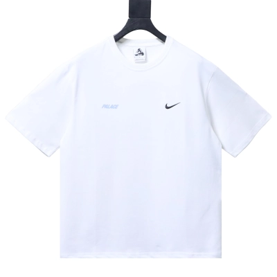 Top Quality Palace x Nike Font Swoosh T-shirt White 01