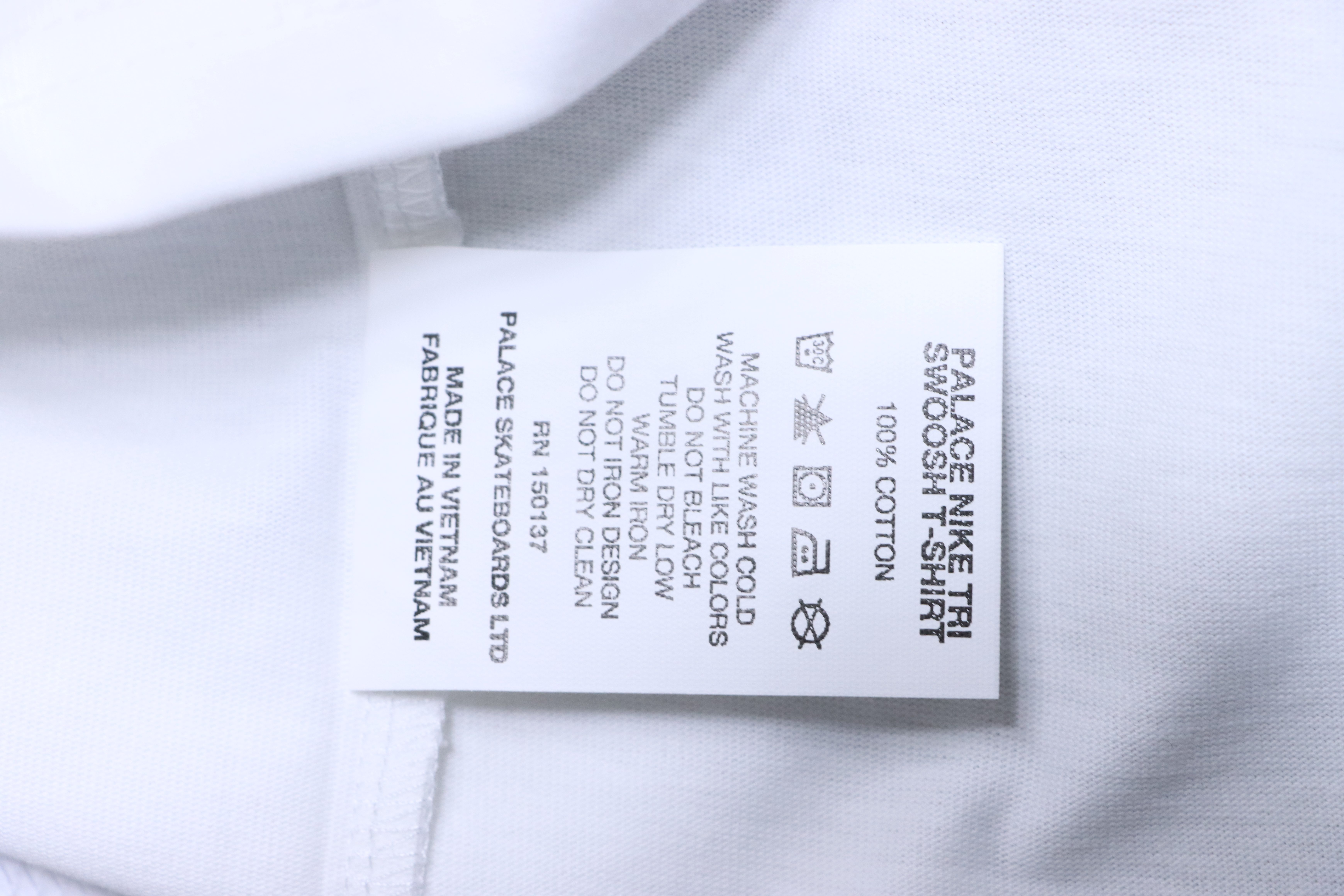 Top Quality Palace x Nike Font Swoosh T-shirt White