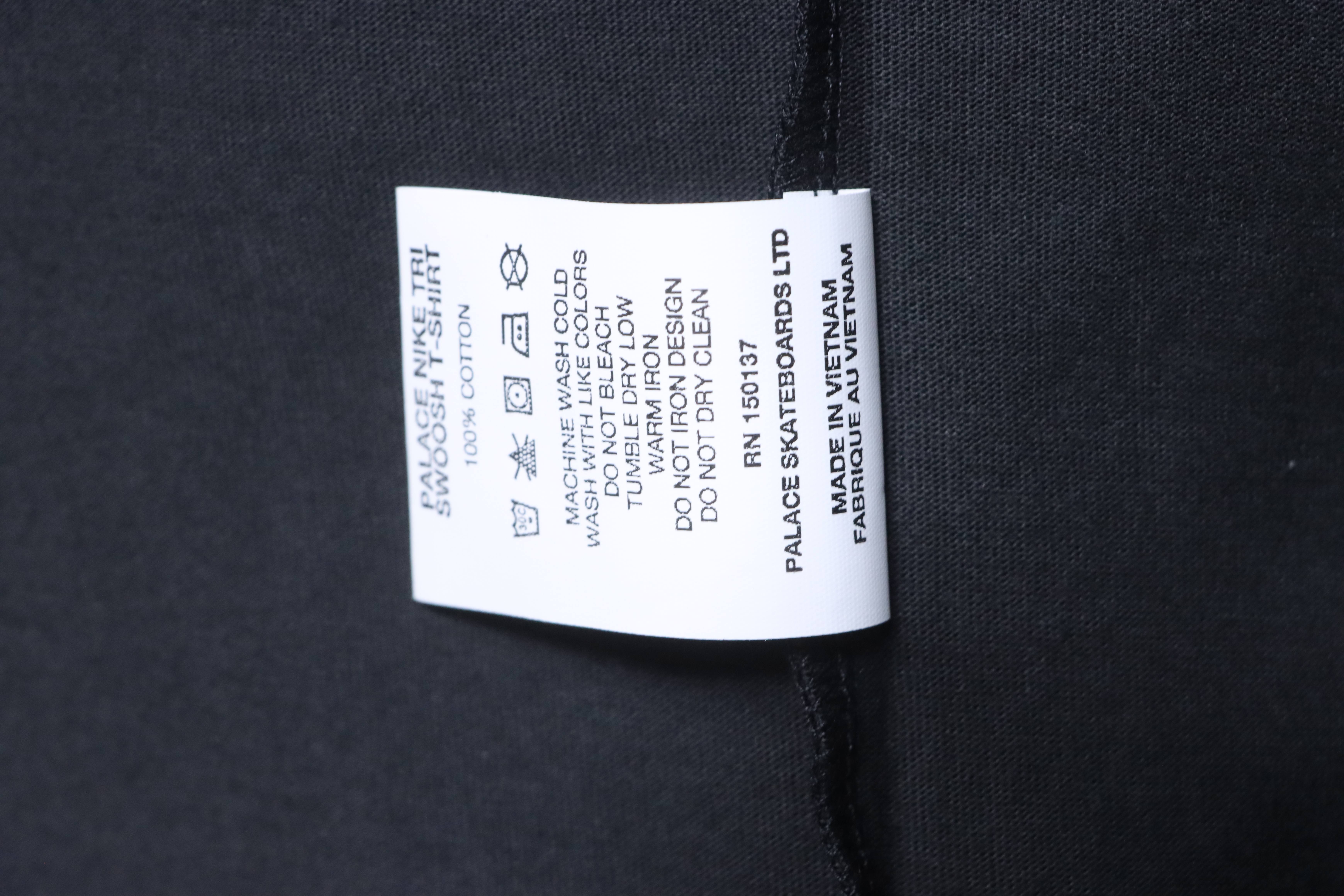 Top Quality Palace x Nike Font Swoosh T-shirt Black