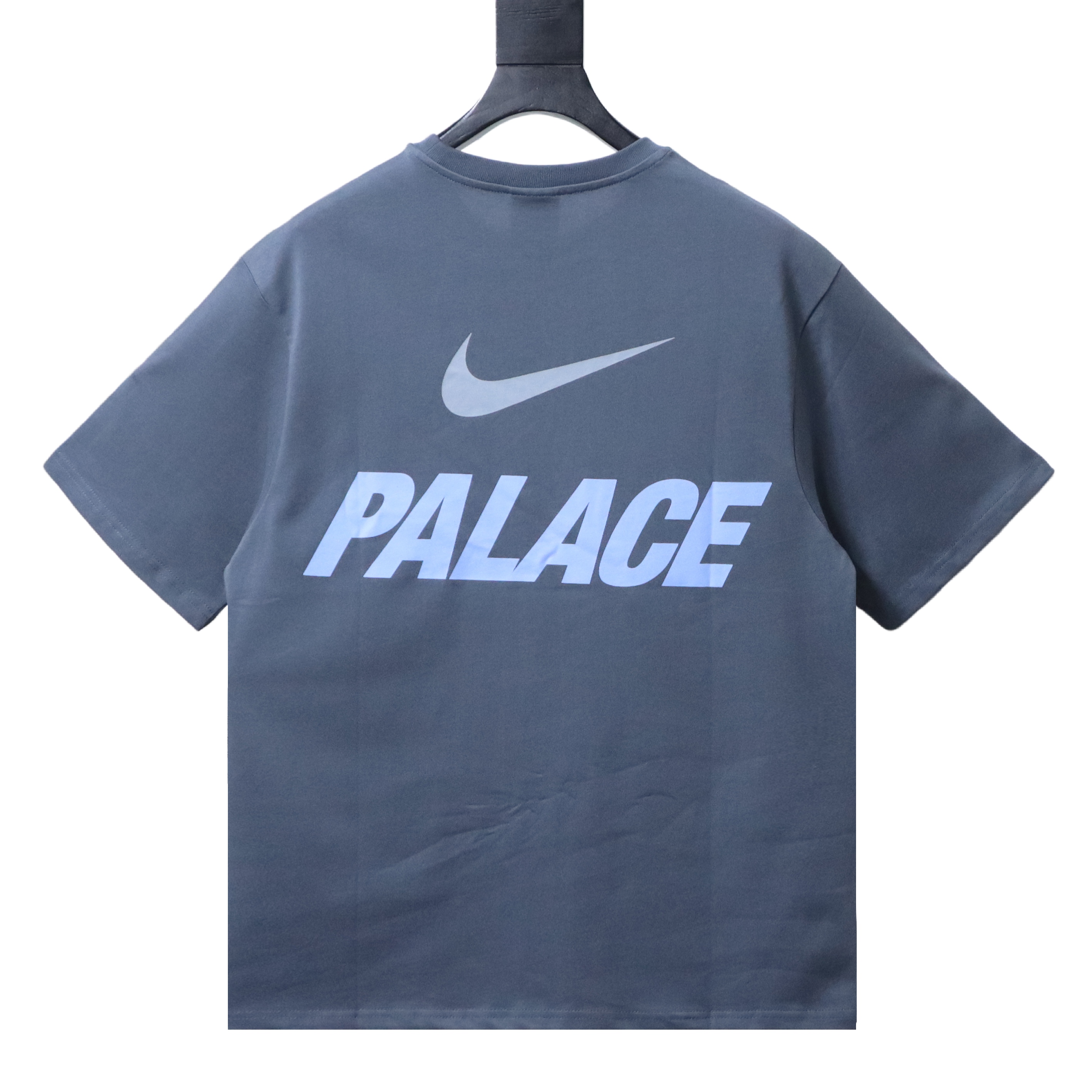 Top Quality Palace x Nike Font Swoosh T-shirt Charcoal