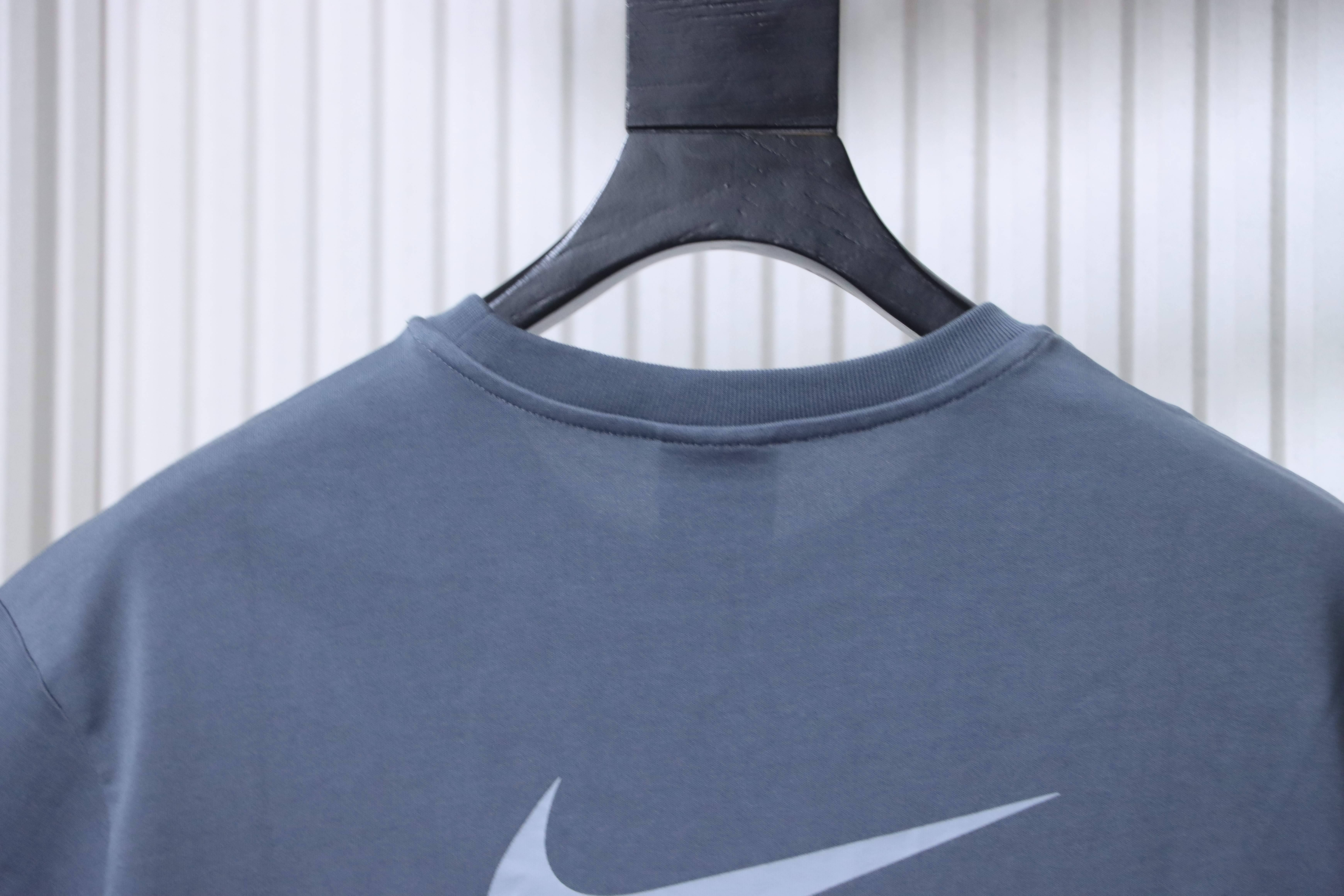 Top Quality Palace x Nike Font Swoosh T-shirt Charcoal