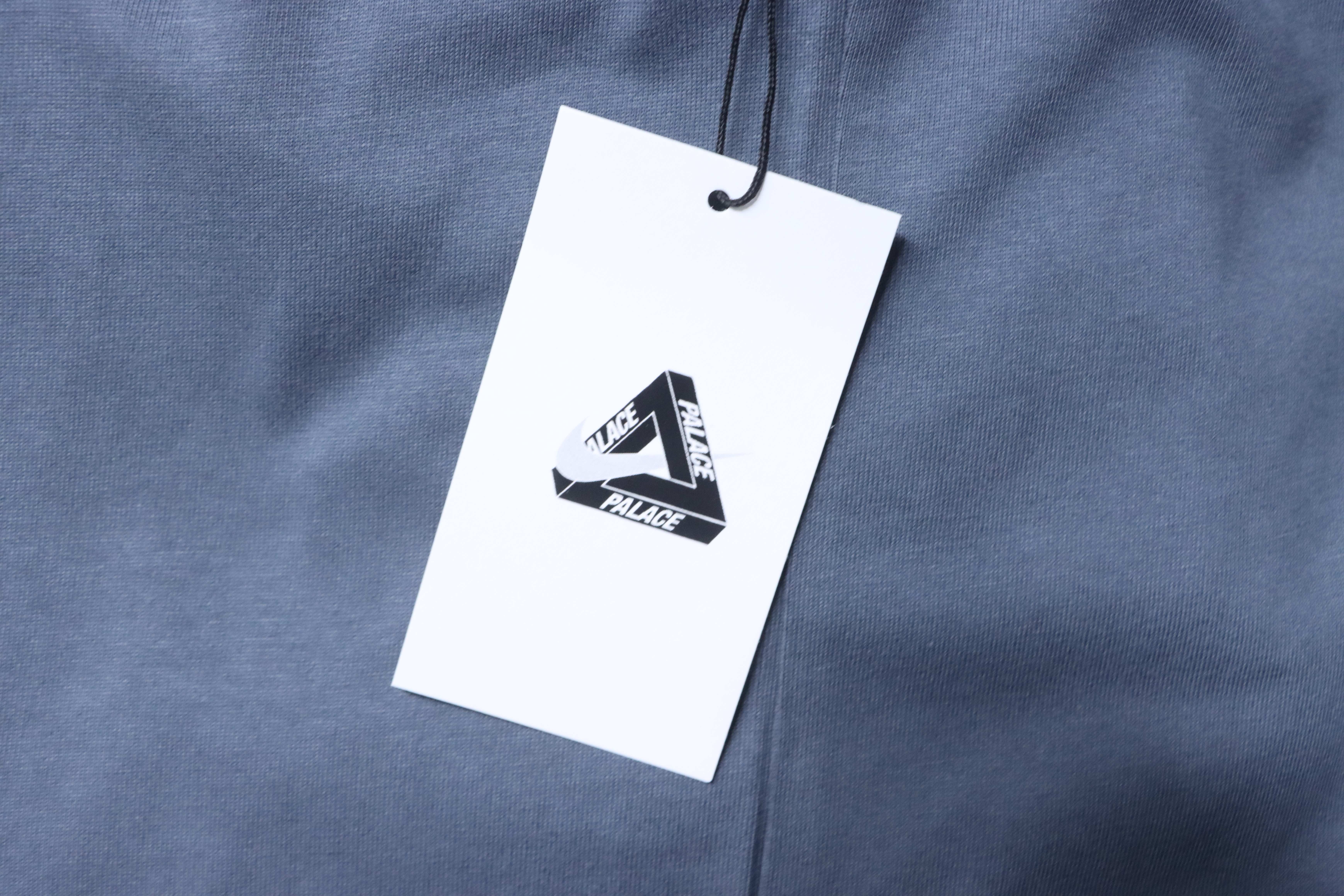 Top Quality Palace x Nike Font Swoosh T-shirt Charcoal