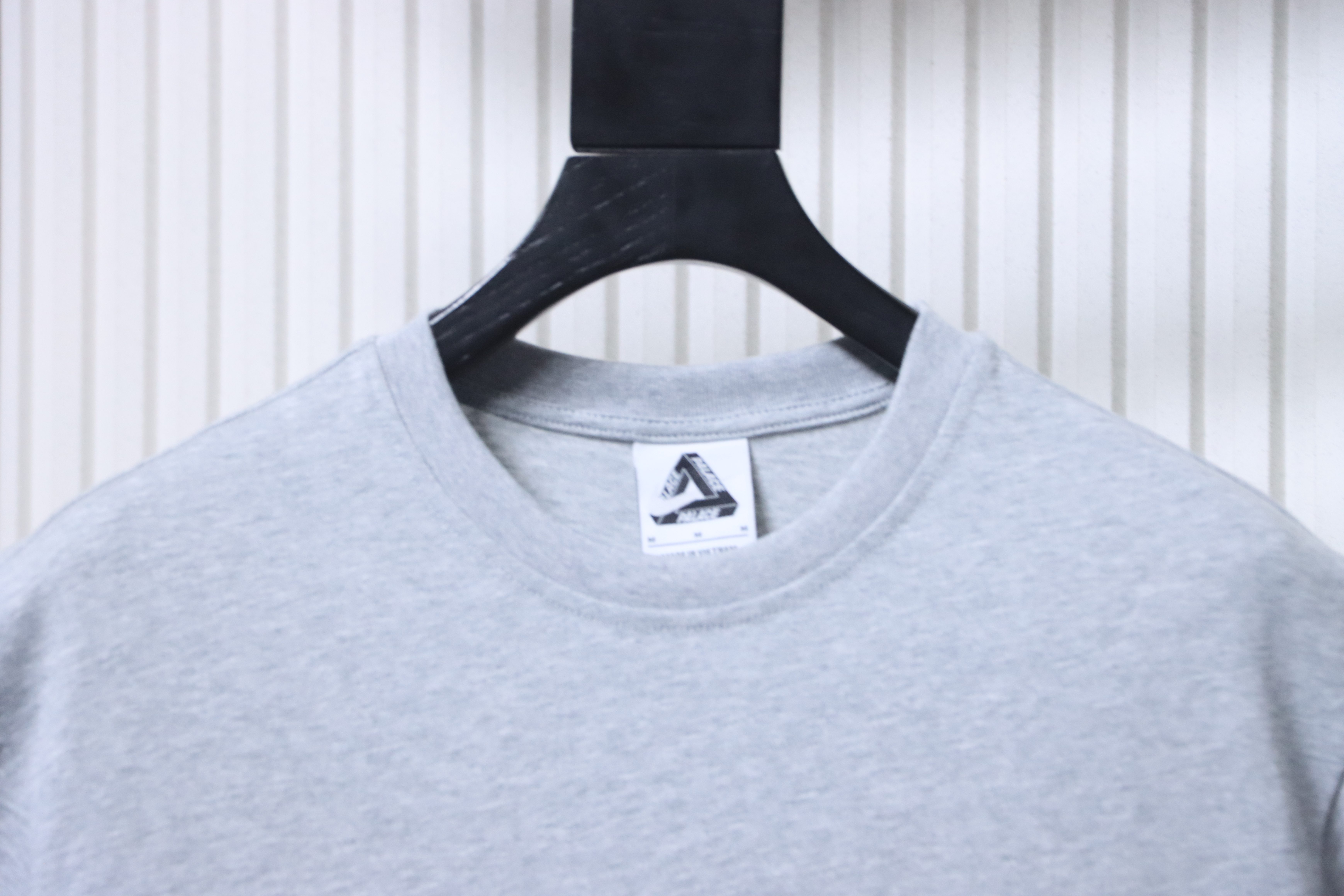 Top Quality Palace x Nike Font Swoosh T-shirt Grey Marl