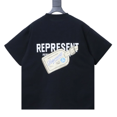Top Quality Represent Luggage Tag T-shirt Antique Black 02