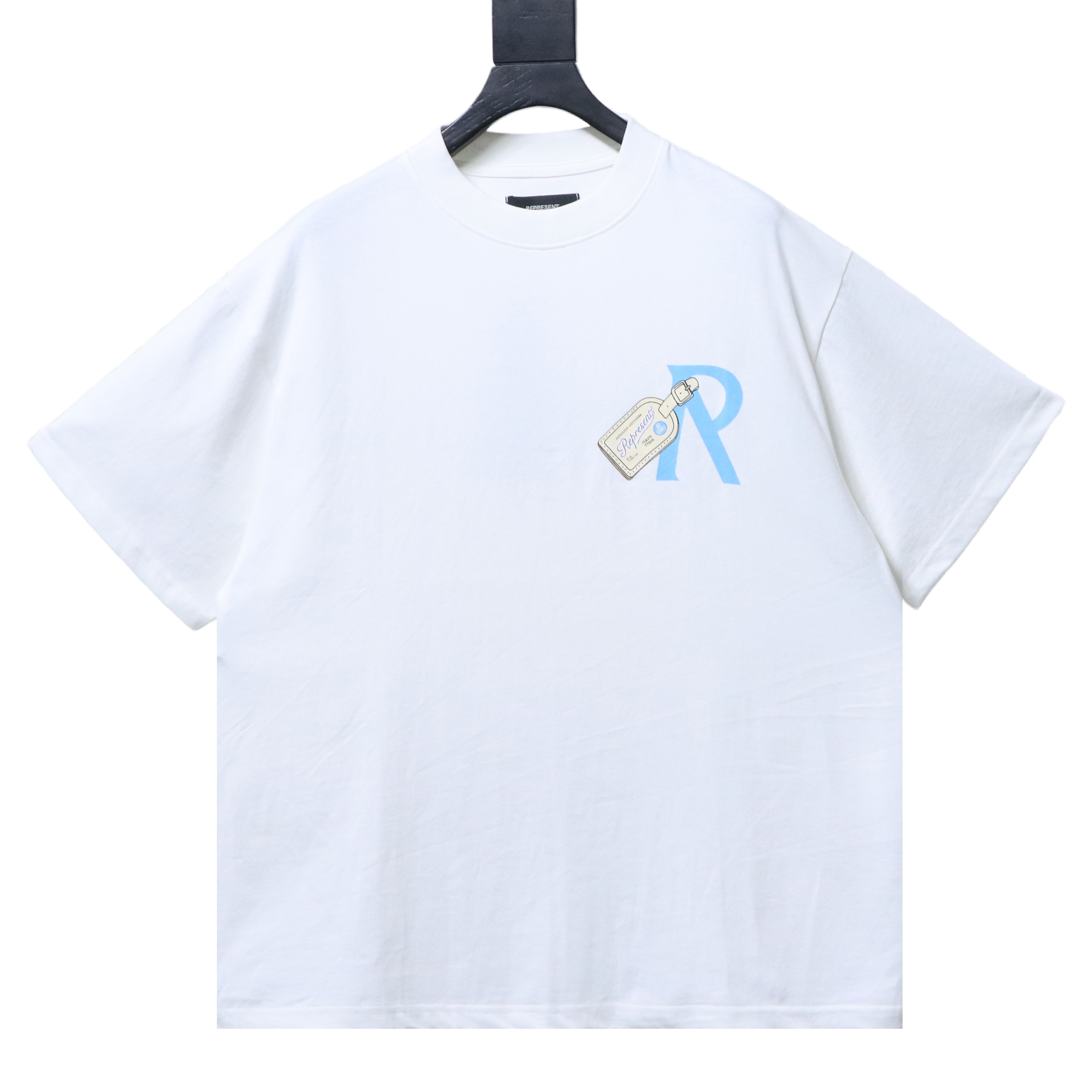 Top Quality Represent Luggage Tag T-shirt Antique White
