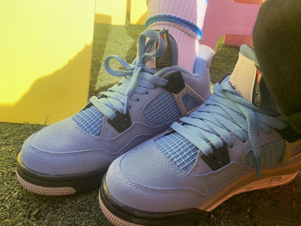 Pkgod Air Jordan 4 Retro University Blue CT8527-400 review 0