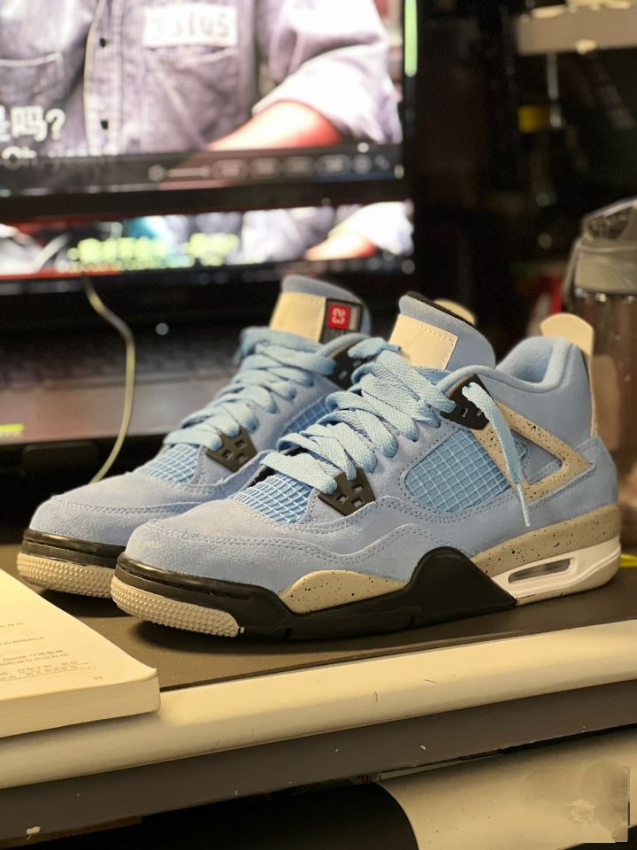 Pkgod Air Jordan 4 Retro University Blue CT8527-400 review 0