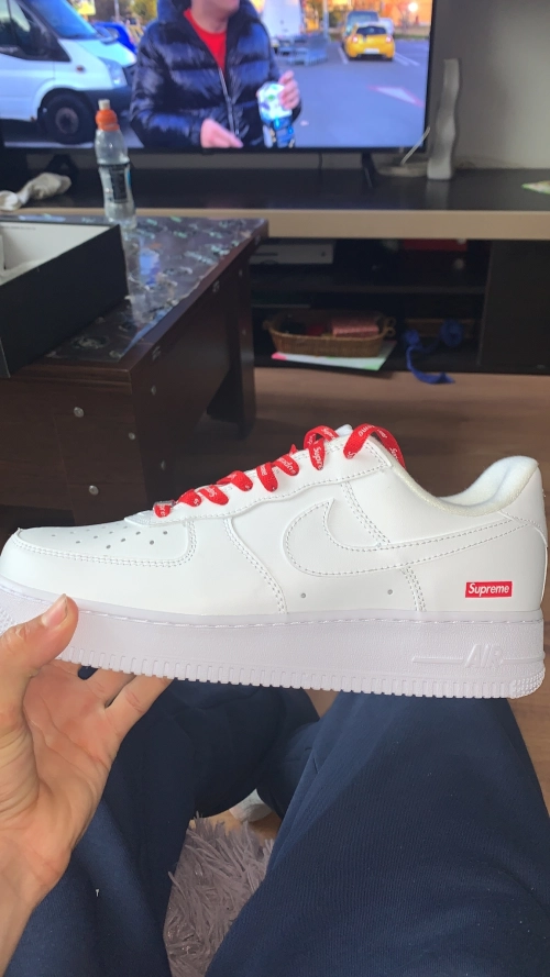    Nike Air Force 1 Low Supreme White  CU9225-100  review 