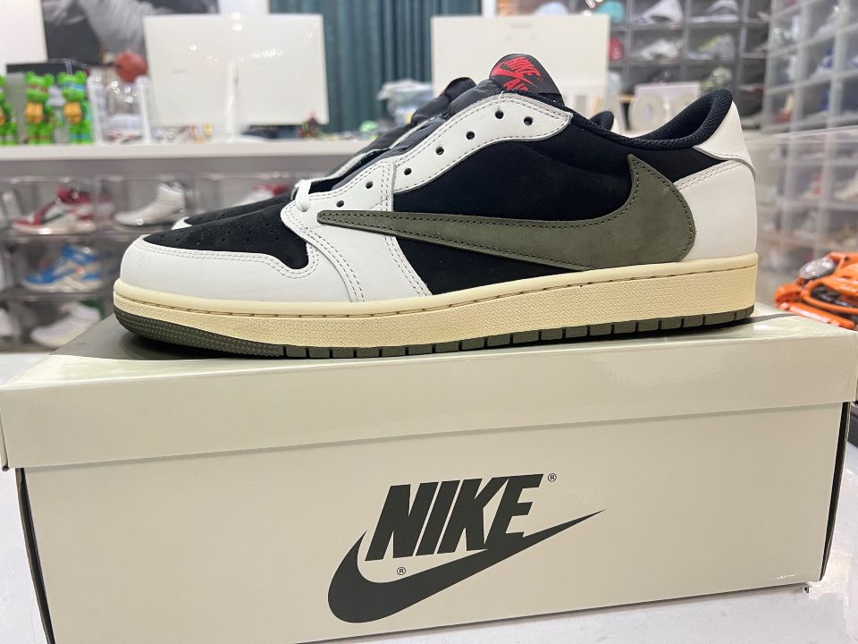 Pkgod Jordan 1 Retro Low OG SP Travis Scott Olive DZ4137-106 review 0