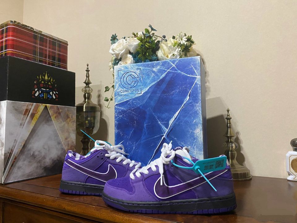    Pkgod Nike SB Dunk Low Pro OG QS Purple Lobster（Special Box) review 0