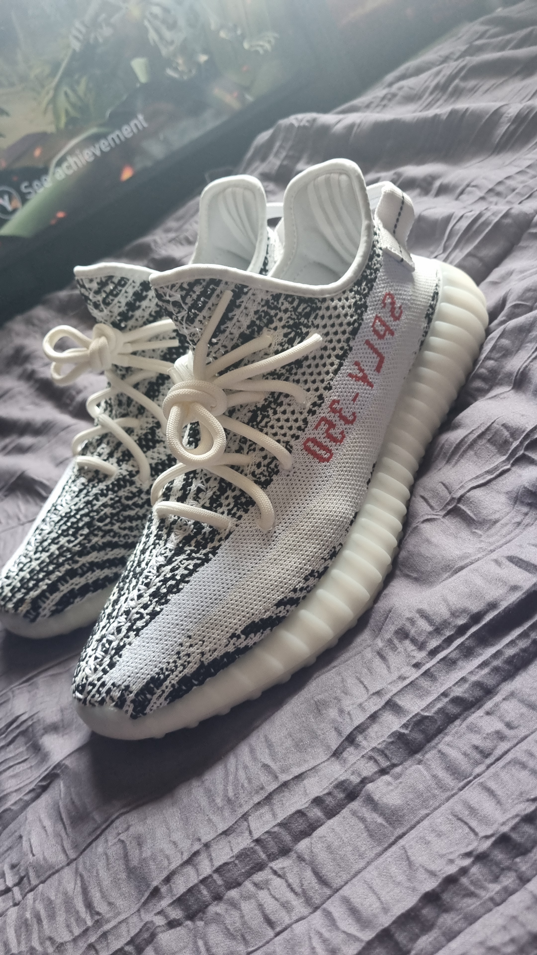 Pkgod Adidas Yeezy Boost 350 V2 Zebra  review Josh 04