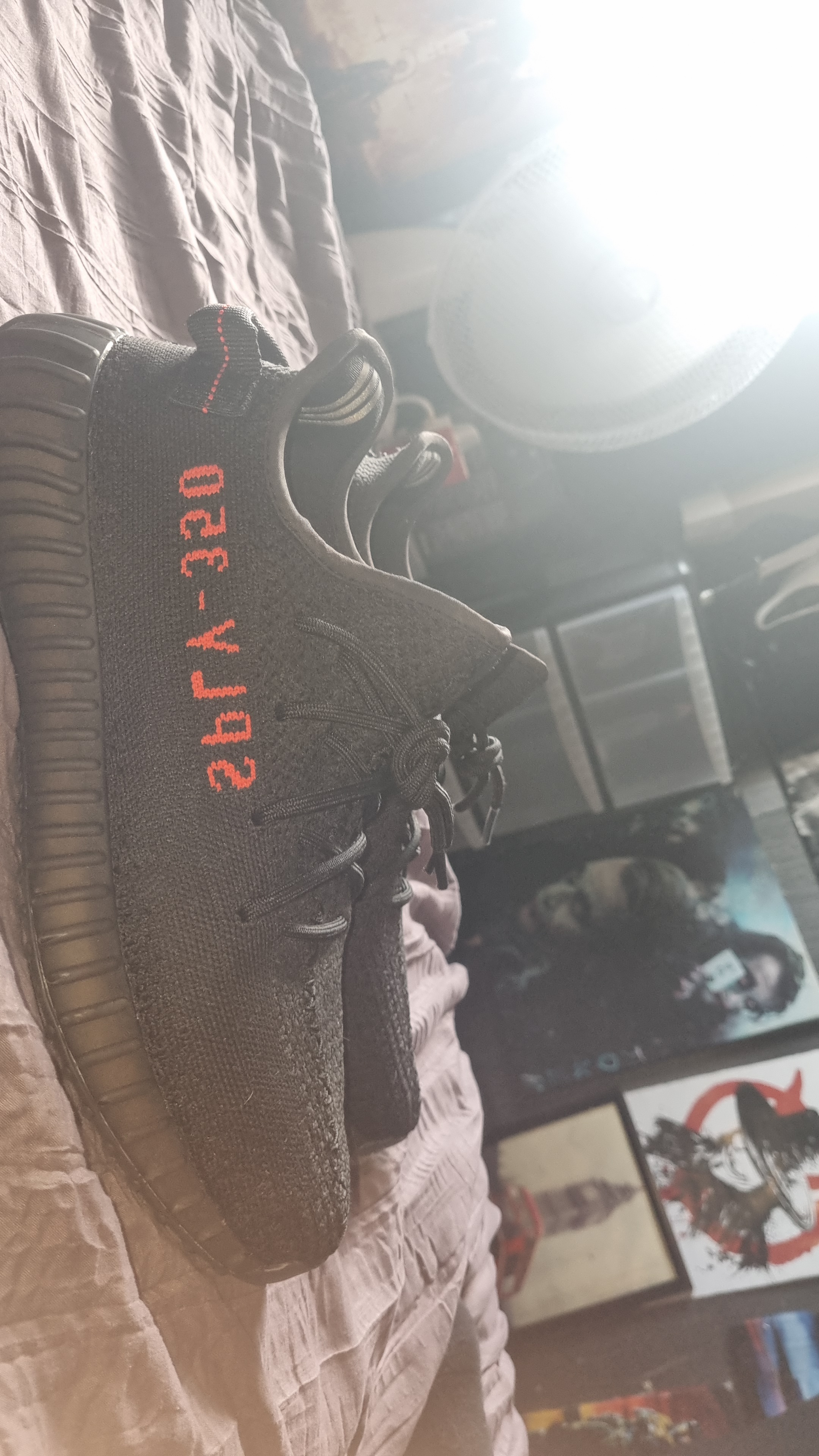  Pkgod Adidas Yeezy Boost 350 V2 Black Bred review Josh 03