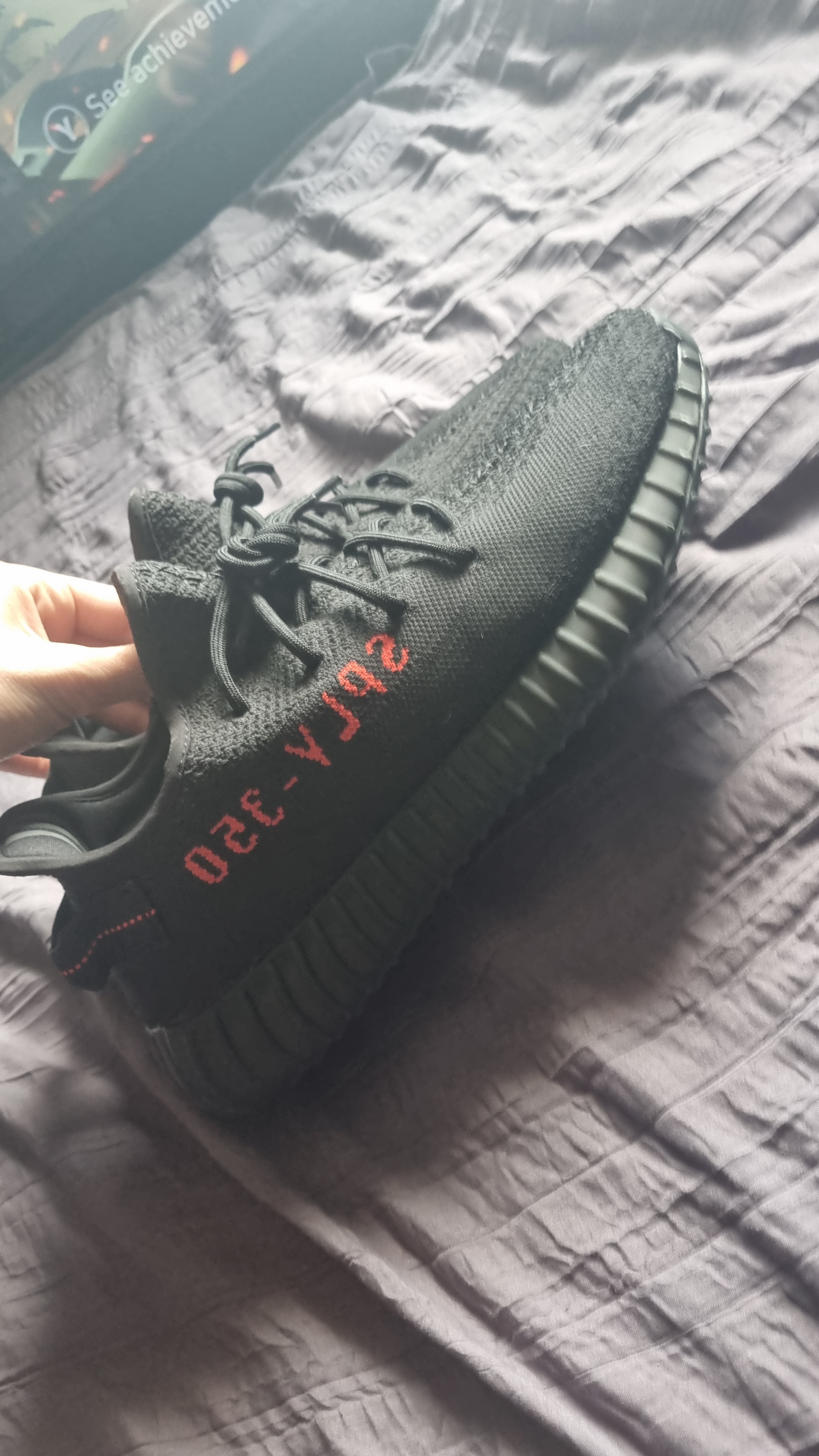  Pkgod Adidas Yeezy Boost 350 V2 Black Bred review Josh 04