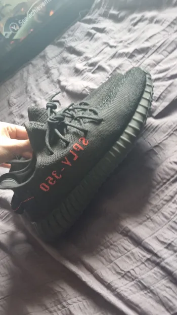  Pkgod Adidas Yeezy Boost 350 V2 Black Bred review Josh  04