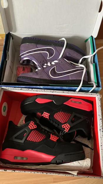 {Hot Sale Combination}Top Quality Pkgod Air Jordan 4s & Dunk Low&Jordan 1  low - 2 Pairs review Dennis 