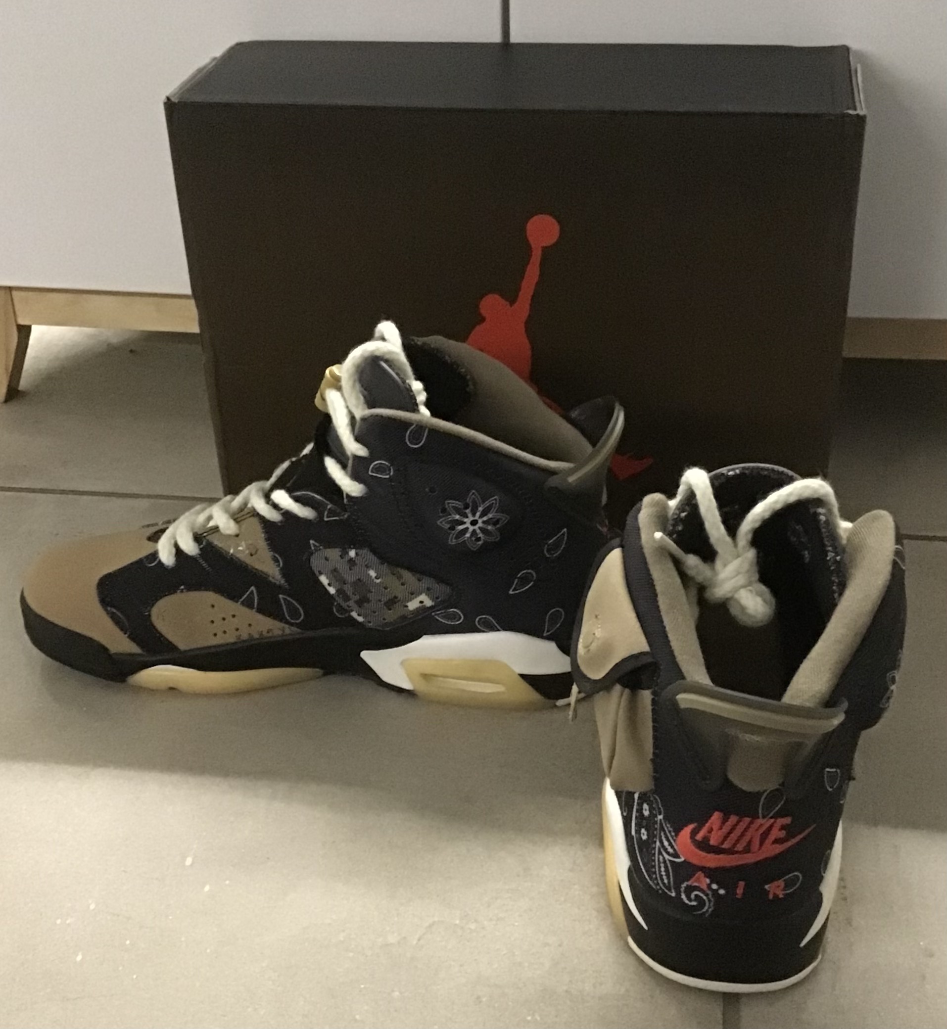 Pkgod Travis Scott x Air Jordan 6 Jackboys Brown Black CT5058-001 review Nassim 02