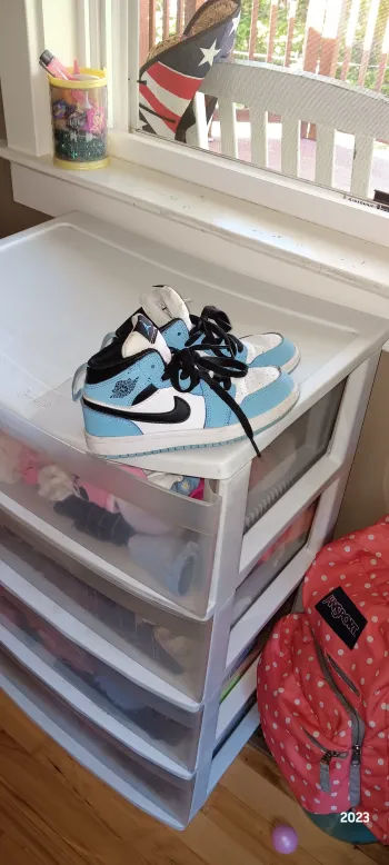 Pkgod Air Jordan 1 Mid PS University Blue（Kids） review Bcockerham8508