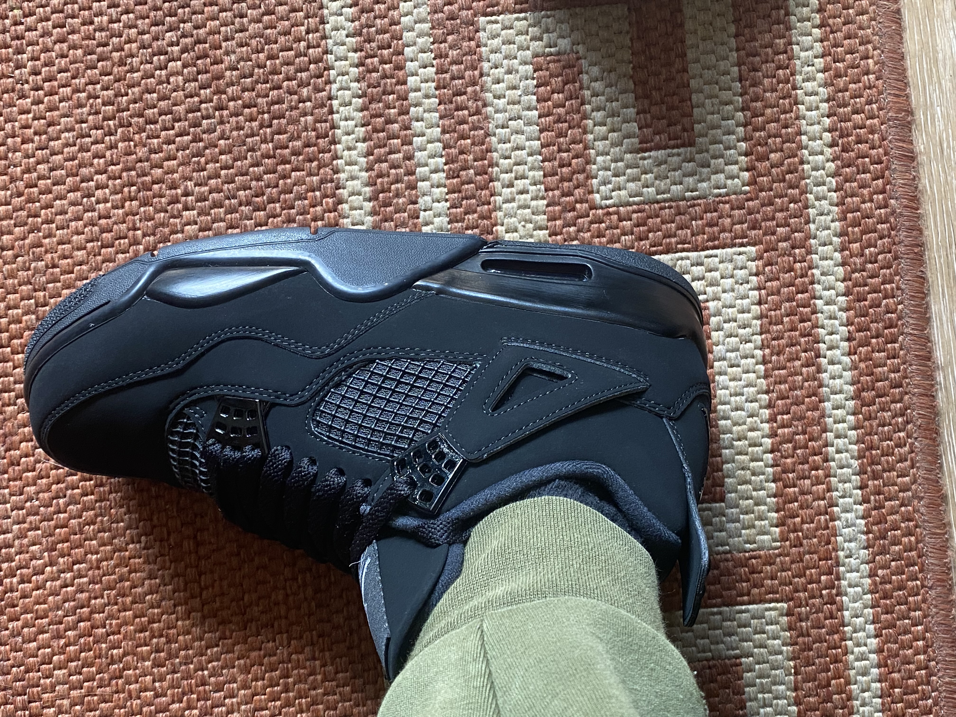 PKgod Air Jordan 4 Retro Black Cat CU1110-010 review 0