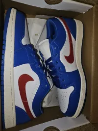 Stockxshoes Special Sale &Air Jordan 1 Low Sport Blue Gym Red review 0