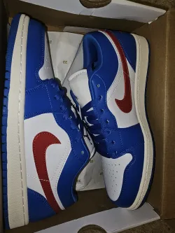 Stockxshoes Special Sale &Air Jordan 1 Low Sport Blue Gym Red review Slimcali420