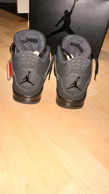  Pkgod Air Jordan 4 Retro Black Cat   review N 01