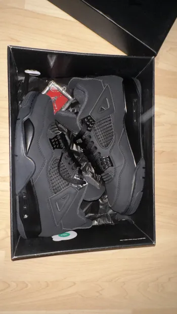  Pkgod Air Jordan 4 Retro Black Cat   review N 03